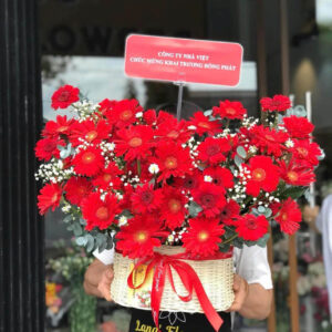 Giỏ hoa tươi mừng khai trương