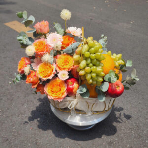 Giỏ hoa trái cây theo yêu cầu