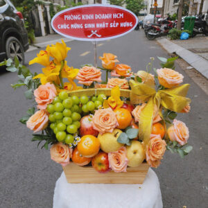 Giỏ hoa trái cây