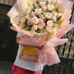 Bó Hoa Hồng kem Mix BH021