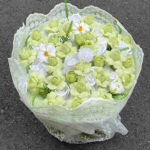 Bó Hoa Hồng Sáp Tone Xanh Matcha "Matcha Breeze" – Sắc Màu Thanh Xuân, Tinh Tế & Vĩnh Cửu