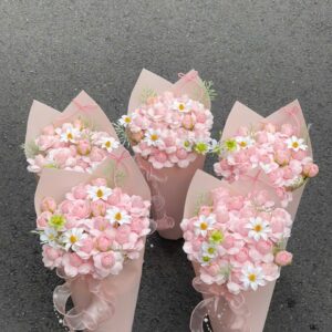 Bó Hoa Sáp Cúp Ốc Quế "Ngọt Ngào" - Thiết Kế Hiện Đại