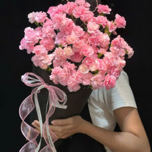 Bó Hoa Phăng Chùm Hồng Pastel Pink Romance Qùa Tặng Tình Yêu 20/10