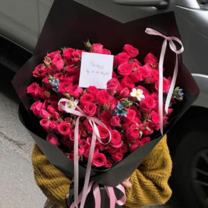 Bó Hoa Hồng Sofia Pink Velvet Nàng Thơ Quyến Rũ