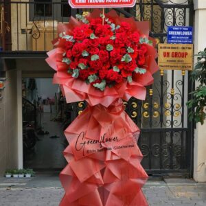 Hoa Khai Trương Hoa Hồng Đỏ Cao Cấp